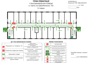 Разработка плана эвакуации