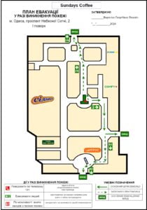 Розробка плану евакуації